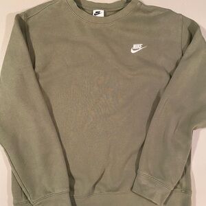 Nike Men's Sage Green Crewneck Sweater